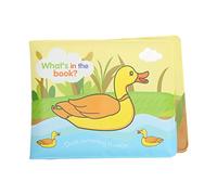 Bath Book Safe BPA Free EVA Foam Rich Contents Inspirational Sound Bright Colors Easy to Clean for Baby Bath Time Infant Bathtub Book (Animal Duck A533)