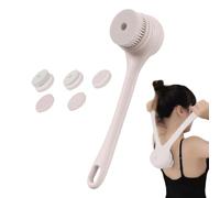 Bath Brush - Electric Brush | Body Scrubber | IPX7 Waterproof Body Scrubber Bath & Body Brushes Scrubber For Face Back Massage, Large Battery Double Handle Electric Bath Brush For Shower
