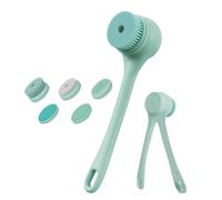 Bath Brush - Electric Brush | Body Scrubber | IPX7 Waterproof Body Scrubber Bath & Body Brushes Scrubber For Face Back Massage, Large Battery Double Handle Electric Bath Brush For Shower