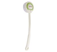 Bath Brush For Children Kids Shower Scrubber Long Handled Back Brush Body Scrubber Soft Bristles Stiff Firm Bristles Anti-slip Grip Wet Dry Brushing Childrens Kids Boys Girls Men W