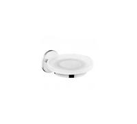 BATH+ BY COSMIC DUO ROUND PORTA SAPONE VETRO OPACO CROMO 2620132