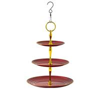 Bath Fountain Birdfeeders, Sturdy Bird Feeder Bath, 5.59x13.39x9.76 inches Decorative Compact Goldfinches Feeders Hangable for Small Birds Outside Yard and Lawn Decorations