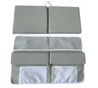 Bath Kneeler Pad - Double Elbow Cushion Set, 4 Storage Pockets, Soft Tub Mat, Protective Kneeling Pad for Children, Pets, Adults | Bathroom Support, Shower Assistant, Home Care, Cleaning Aid, Spa