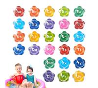 Bath Letters, Floating Water Toys, Alphabet Learning Set, Soft Foam Texture, Bright Color Design, Great For Bathtub Play, Beach Fun, Swimming Pool Games, Early Education