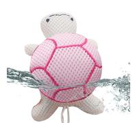 Bath Loofahs - Pallone da doccia per bambini, in rete per bambini, con gatto , in rete e pouf