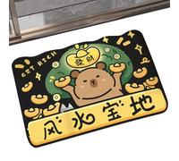 Bath Mat - Bath Mat - Bagno Quick Dry Mats With Capybara Design | Assorbente non Slip Shower Rug For Kitchen, Spa, Hotel, RV, Senior Living, Guest Room, Outdoor Patio, Vanity, Kids