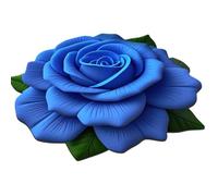 Bath Mat - Floral Area Rug | Crystal Velvet Carpet | 3D Illusion Flower , Assorbente Quick Dry Surfaće, non Slip Floor Covering, for Bathroom Bedroom & Kitchen