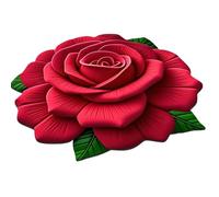 Bath Mat, Floral Shower Rug For Bathroom With Non Slip Backing, Soft Absorbent Carpet, Home Kitchen Bedroom Vanity Living Room Tub Entryway Restroom Floor Decoration
