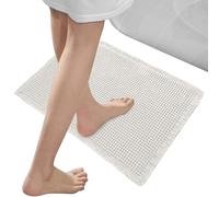 Bath Mat, Non Slip Bathroom Rugs Shower Mat, Super Absorbent Quick Dry Waffle Texture Bathmat for Tub Floor Entryway Kitchen Home Decor, Machine Washable Carpet, 17x24 inches