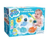 Bath Pop Magnetic Catch A Fishy - Gioco di Pesca Galleggiante per Bambini | Kit da gioco estetico per vasca, lavandino, asilo. Regali di compleanno intelligenti per bambini.