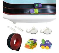 Bath Race Track, Suction Cup Educational Game, 15 pezzi DIY Water Track with Racing Cars, Waterproof Stem Toy, Modern Modular Style with Bright Finish, Bath Tool for Home