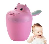 Bath Rinse Cup - Fun Hippopotamus Cup per risciacquare shampoo, capelli e corpo, accessorio da bagno sicuro e pratico, per bambini, bagno fatto in casa