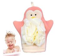 Bath Scrub Mitt - Double-Sided Body Wash, Bathing Accessories for Cleansing, Shower Puff Tool, Rich Foaming Towel, Loofah Sponge Piece with High-Texture Build, Hygiene Aid for Refreshing