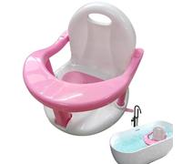 Bath Seat, Non-Slip Baby Bath Chair, Infant Bathtub Support, Backrest Comfort, Strong Suction Cups, Stable Design, Easy to Clean, Perfect for Bathroom, Tub, 12.6x12.6x11 inches