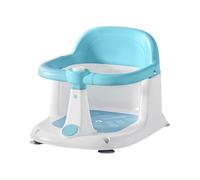 Bath Seat - Portatile Quick-Drain Bathing Chair | 360° Rotating Guardrail With Non-Slip Base For 1-3 Year Olds, For Bathtub, Water Play, Travel and Beach