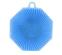 Bath Silicone Scrubber, Soft Bristle Body Brush, Skin Exfoliator, Silicone Scalp Massager, Gentle Shower Sponges, Bathing Accessories for All Skin Types, 4.92x4.33x0.98 inches