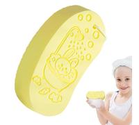 Bath Sponge, Exfoliate Scrubber, Soft Reusable Texture, Back Cleaning Design, Body Wash Tool, Ideal For, Adults Kids Pregnant Women Daily Shower and Bathroom Routine, 87x0.98in