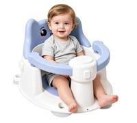 Bath Support Chair - Non-Slip Suction Cup Bath Seat With Bear Backrest | Bath Support Chair - Designed With A Supportive Bear-shaped Backrest And Comfortable Armrests To Keep Up To 6 Months