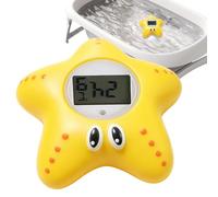 Bath Temperature Gauge - Accurate LCD Display Floating Bath Thermometer Cute Kids Safety Water Temperature Sensor Toy For New Parents Home Bathroom Shower