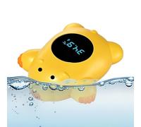 Bath Temperature Gauge, Digital Water Thermometer, Waterproof Floating Toy, Accurate Temperature Sensor, Bath Safety Monitor for New Parents Nursery Home Travel Infant Kid Care Use 9,2 x 8,1 x 3 cm