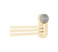 Bath Towel Rack, 3-Arm No Drilling Towel Rack With Strong Suction Cup, 180° Rotating Space-Saving Ţowel Holder For Bathroom, Kitchen, Bedroom & Balcony - Drill-Free Suction Cup Organizer