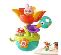 Bath Toys, Flower Blooming Water Game, Educational Interactive Playset, for 1-3 Years Old, 20x19x12cm, Birthday Gift, Christmas Surprise, Easter Basket, Party Shower Time