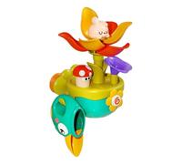 Bath Toys, Flower Blooming Water Game Set, Educational Interactive Floating Toy, 7.48x4.72 Inches, Colorful Sprinkler Design, for Birthday Easter Party Shower Time