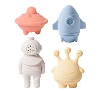 Bath Toys - Silicone Staccabile, Sensory Early Stuffers | Giocattoli Educativi Galleggianti, Interattivi E Interattivi Per Vasca, Doccia, Piscina Gioca Una Festa Di Compleanno Divertente Pas