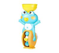 Bath Toys, Tub Toys Waterfall, 4.13x3.35in Autentico Bathtub Frog Shape, Compact Educational Waters Sensory Play, Outdoor Water Toy for Home, Pool, Traveling Use