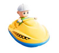 Bath Toys, Wind Up Water Play Figures, 7.8cm/3in 11cm/4.3inches Interactive Floating Sensory Activity, Easy Grip Design, Set of 4 for Pool Shower Beach Fun