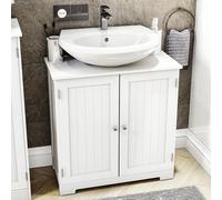 Bath Vida Armadietto sottolavabo a 2 ante, grigio (FSC 100%) (bianco)