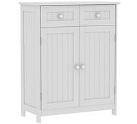 Bath Vida Priano - Armadietto da Bagno con 2 cassetti e 2 Ante, Colore: Bianco