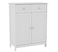 Bath Vida Priano - Armadietto da Bagno con 2 cassetti e 2 Ante, Colore: Bianco