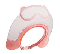 Bath Visor, Adjustable Waterproof Shower Cap, Protects Eyes and Face During Hair Washing, Safe Bathroom Accessory for Boys, Girls, Travel, Sink Use, 9.06x9.06x2.76 Inches