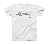 Bathe Pablo Picasso Dachshund Dog (Lump) Artwork T-Shirt
