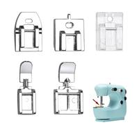 Batheidon 5 Pezzi piedini macchina da cucire piedino taglia e cuci, Adatto per Brother, Singer, Janome, Accessori in Acciaio Inossidabile e Plastica di Alta Qualità per Macchine da Cucire Domestiche