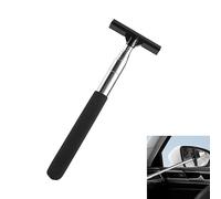 Batheidon Mini Estrattore per Specchietto Retrovisore Auto, Racchetta Portatile con Manico Retrattile e Labbro in Silicone, Accessorio per Pulizia Vetro Auto, Casa e Ufficio, Compatto e Pratico