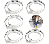 Batheidon Set di 10 Morsetto per Stivale CV, Fascette Metalliche per Giunto Omocinetico, 5 Grandi e 5 Piccole, in Acciaio Inossidabile, Regolabili, Adatti per la Maggior Parte delle Auto