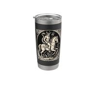 Bathin Cornuto Guardiano della Notte Bicchiere termico in acciaio inox doppia parete
