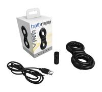 Bathmate - anello fallico vibrante ricaricabile - silicone nero