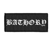 Bathory Band Logo Sew On Patch Size One Size