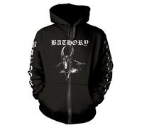 BATHORY - GOAT BLACK Hooded Sweatshirt with Zip X-Large