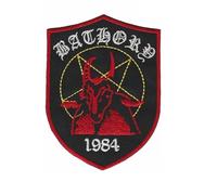 Bathory Metal Band 1984, toppa ricamata termoadesiva