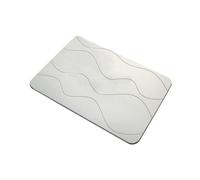 Bathroom Absorbent Floor Mat - Diatomaceous Earth Bath Mat | Water Absorbent Floor Mat | Stone Bath Mats for Bathroom - Non-Slip Aesthetic Geometric Anti-Fall Carpet Rug for Hotel Pool Kitchen
