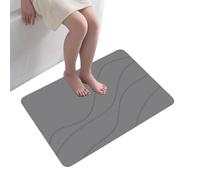 Bathroom Anti-Slip Mat - Diatomaceous Earth Quick-Drying Shower Mat | Non-Slip Absorbent Carpet | 40x60cm, for Home Apartment Farmhouse Bathroom Toilet Kitchen Laundry