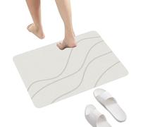 Bathroom Anti-Slip Mat - Diatomaceous Earth Quick-Drying Shower Mat | Non-Slip Absorbent Carpet | 40x60cm, for Home Apartment Farmhouse Bathroom Toilet Kitchen Laundry