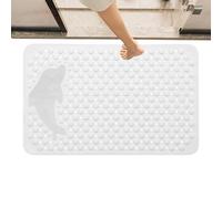 Bathroom Floor Mat - Dolphin Pattern Thickened Non Slip Pad, Shower Mat with Suction Cups Massage Brush Machine Washable Rug for Pool Spa Hotel | Gym Shower Area, Sauna Entrance, Water Park Changing