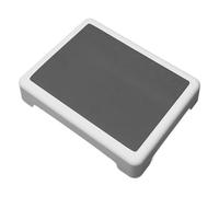 Bathroom Footstool, Non Slip Toilet Potty Training Stool, 16.93x12.99x3.54 Inches Lightweight & Portable Design, Water Absorbent Stable for Rental, Apartment, Kitchen, Hotel, Restaurant, Under Desks