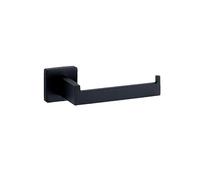 Bathroom Hardware Set Wall Mount Black Gold Stainless Steel Towel Bar Towel Ring Paper Holder Robe Hook Bathroom Accessories Set,SR,5pcs Set (BK Paper Holder)