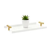 Bathroom Napkin Holder, Golden T-Handle Organizer, Decorative Guest Tissue Stand Offering Easy Access, Modern Counter Accessory Enhancing Table Style, Holder for Kitchen Bar Vanity Outdoor Restaurant
